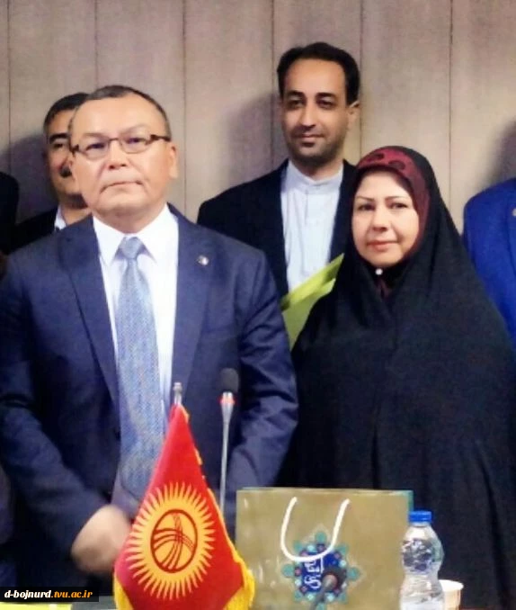 جلسه سرپرست آموزشکده دختران بجنورد با سفیر قرقیزستان  2