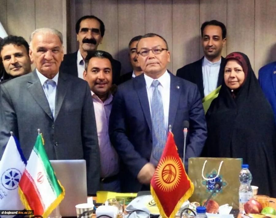 جلسه سرپرست آموزشکده دختران بجنورد با سفیر قرقیزستان  3