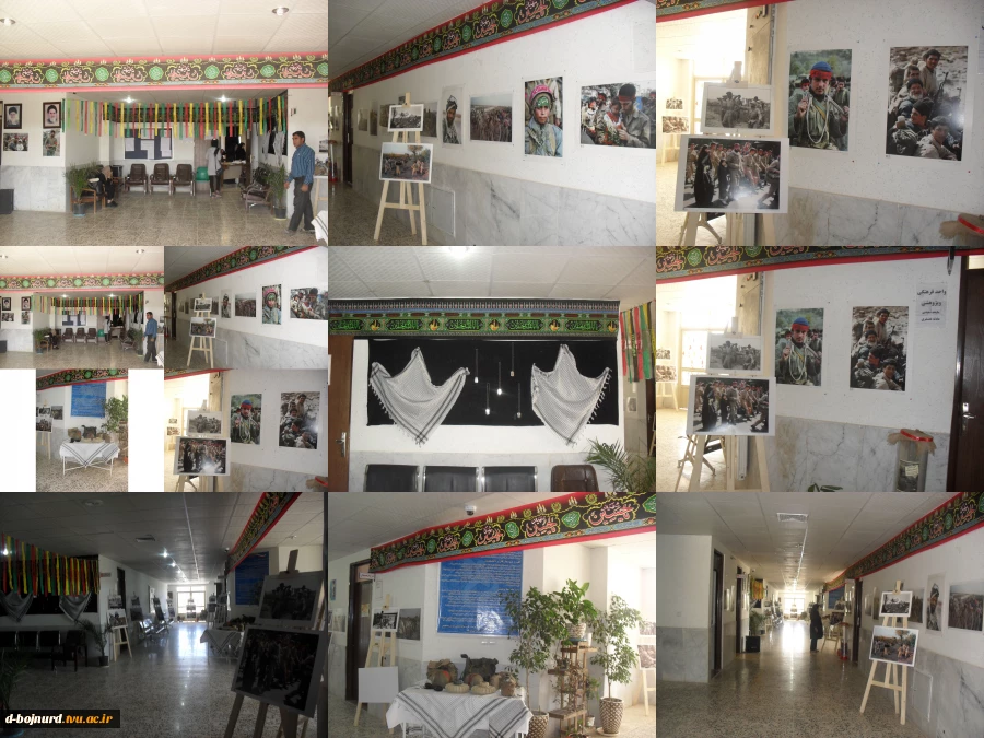 برگزاری نمایشگاه عکس شهدای هشت سال دفاع مقدس به مناسبت گرامیداشت هفته دفاع مقدس 2