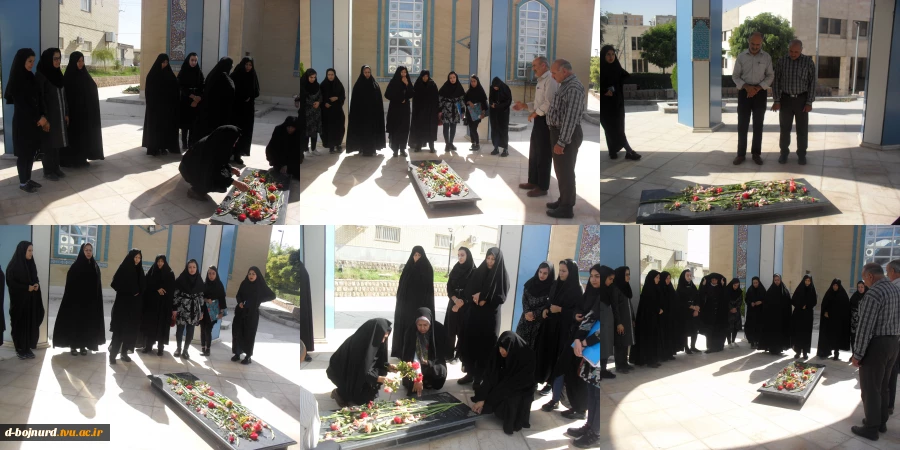 غبارروبی مزار شهدای گمنام به مناسبت گرامیداشت هفته دفاع مقدس 2