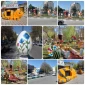 نصب اِلمان های نوروزی طراحی شده توسط دانشجویان آموزشکده دختران بجنورد در سطح میادین و پارک های شهر
