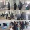 بازدید مسئولین دانشگاه فنی و حرفه ای خراسان شمالی از نحوه برگزاری امتحانات پایان ترم دانشجویان آموزشکده دختران بجنورد 2
