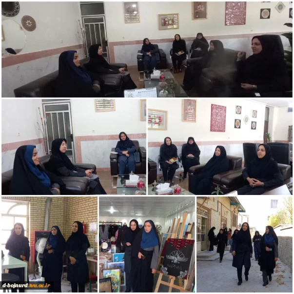 بازدید مدیرکل محترم امور بانوان و خانواده استانداری خراسان شمالی از آموزشکده ملی مهارت دختران بجنورد