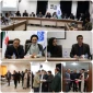 حضور فرماندار بجنورد در آموزشکده دختران بجنورد به مناسبت گرامیداشت هفته دولت و روز کارمند