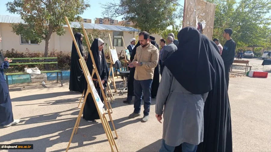 برپایی رویداد هنری ۱۶۸ به یاد کودکان مدرسه شجره طیبه میناب در آموزشکده دختران بجنورد 2